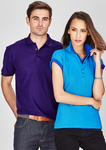 Mens Biz Collection Pique Knit Polo 50+